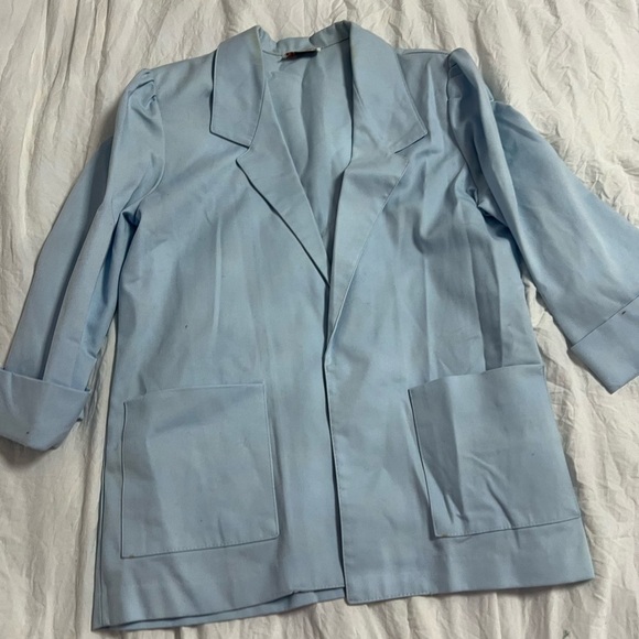 Cristin Stevens Light Blue Blazer - Size 10 - Picture 2 of 16